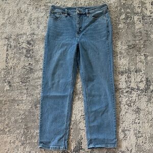 Denim Blue Straight Leg Women's Jeans